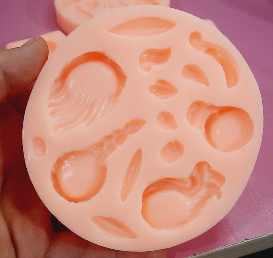 قالب سیلیکونی مدل مو کد 0016