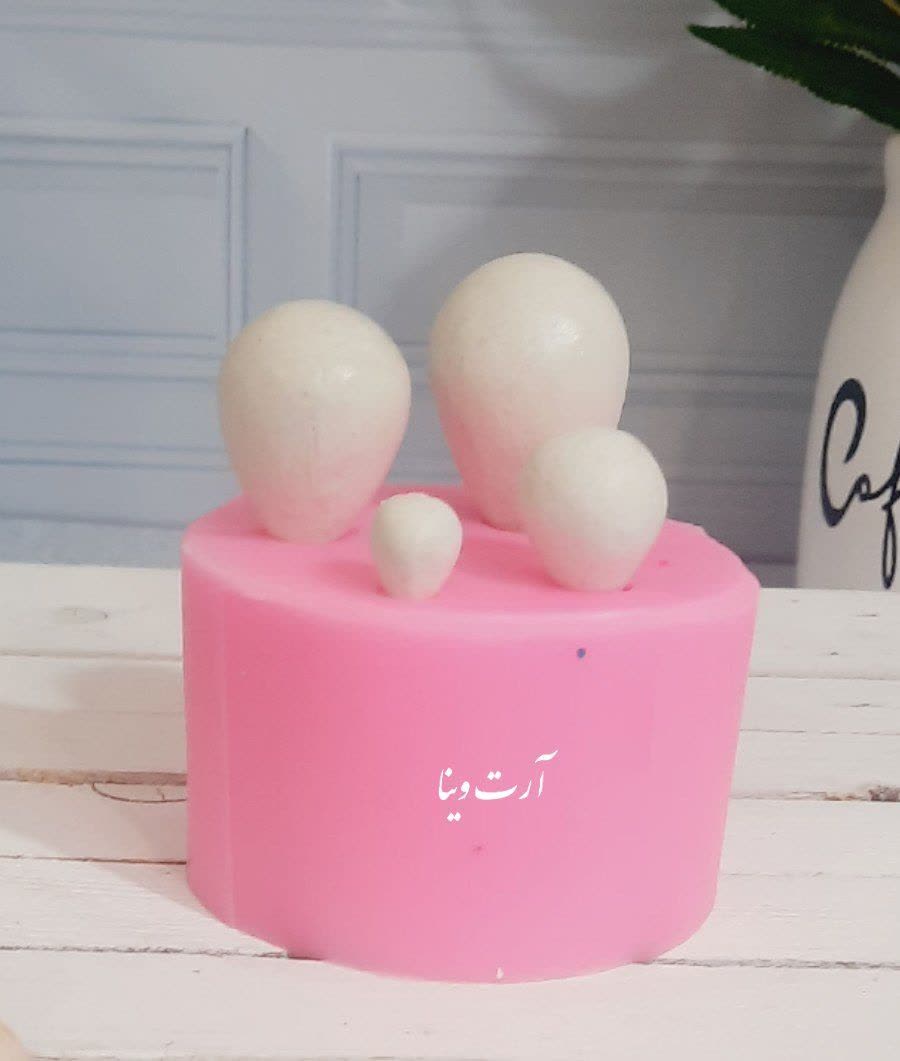 قالب سیلیکونی مدل بادکنک مجموعه 4 عددی کد 0116