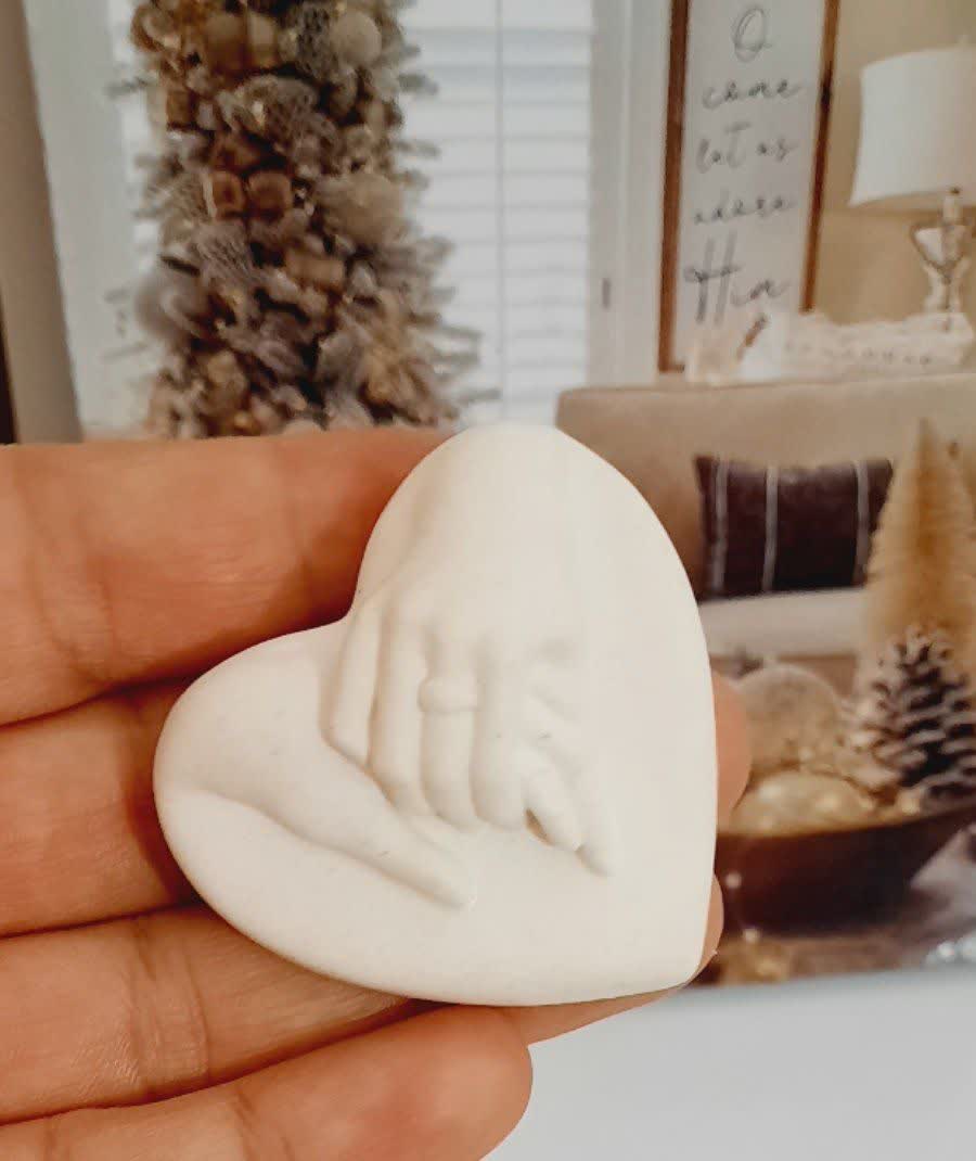 قالب سیلیکونی مدل گیفت قلب نامزدی و عقد کد 0151