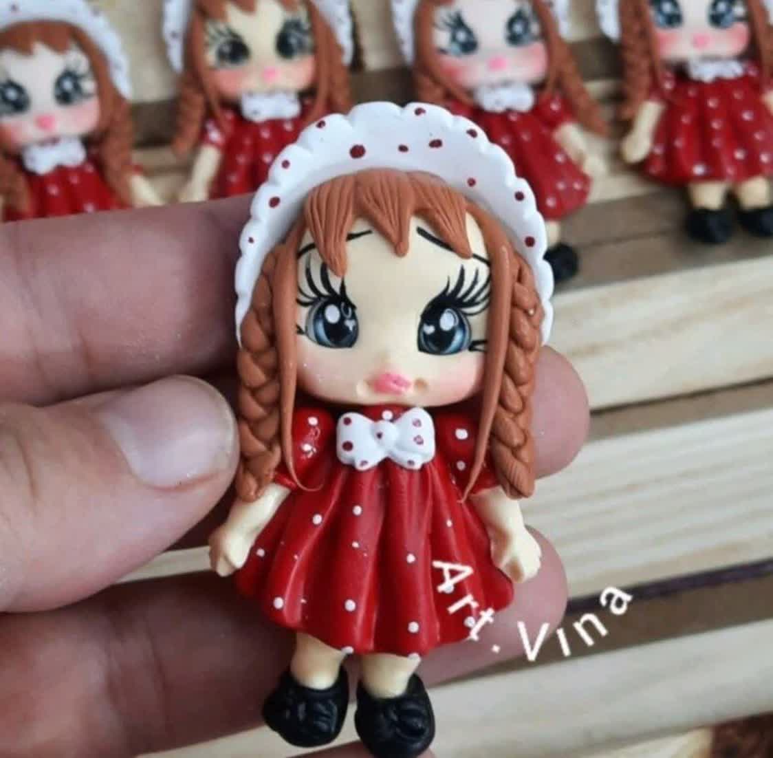 قالب سیلیکونی مدل دختر با پیراهن بلند کد 0014