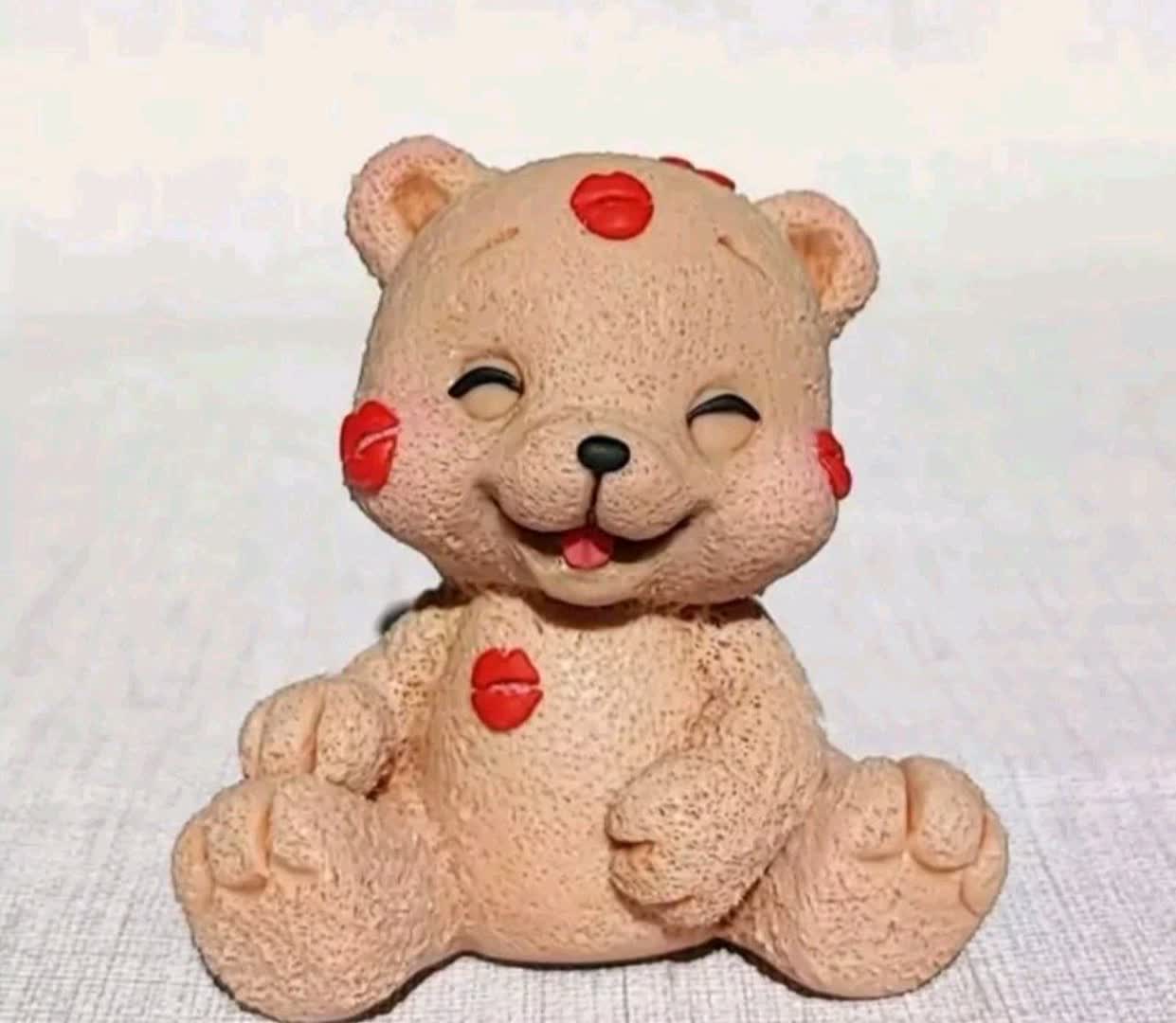 قالب سیلیکونی مدل خرس بوسه کد 0163