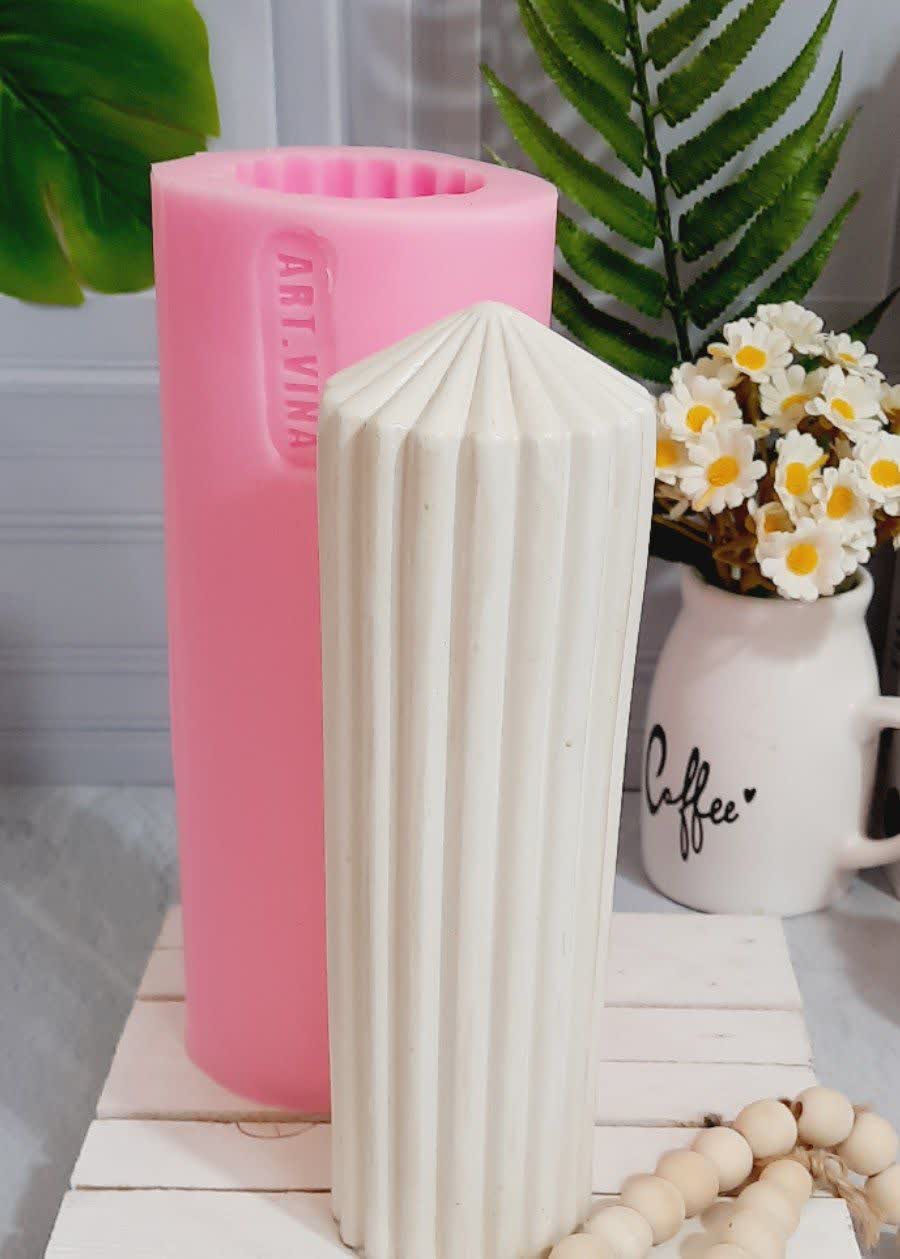 قالب سیلیکونی مدل استوانه شیار دار کد 0098