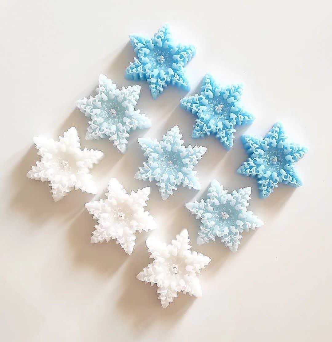 قالب سیلیکونی مدل دانه برف کد0069