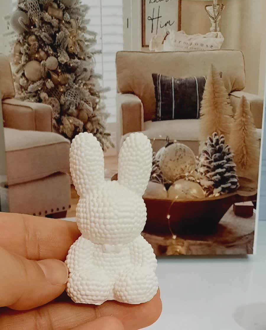 قالب سیلیکونی مدل خرگوش مرواریدی کد 0154