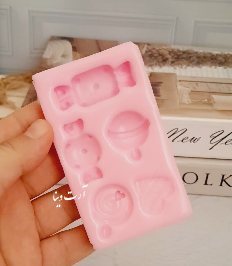 قالب سیلیکونی مدل شکلات و ابنبات کد 0065