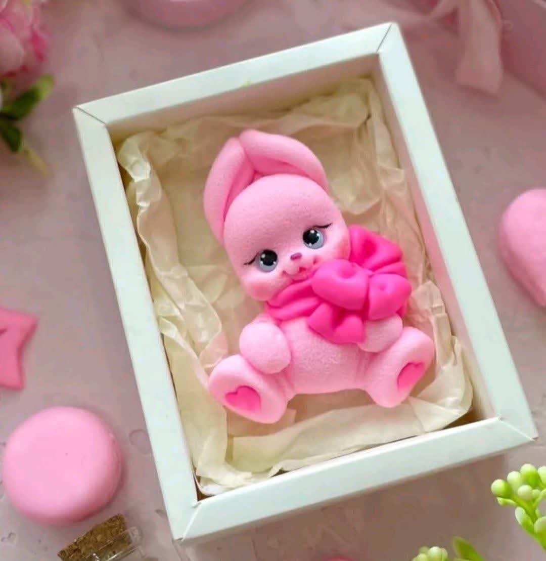 قالب سیلیکونی مدل خرگوش پاپیونی بامزه کد 0125