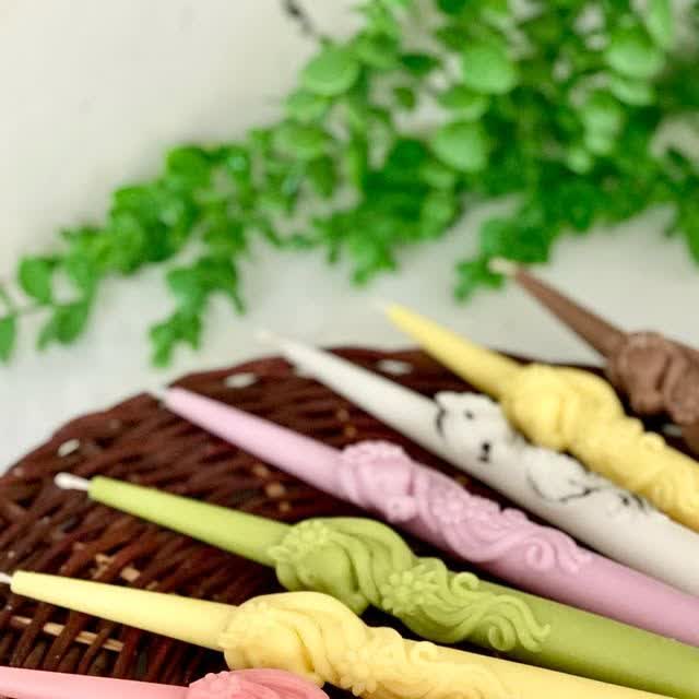 قالب سیلیکونی مدل شمع قلمی اسب کد 0142