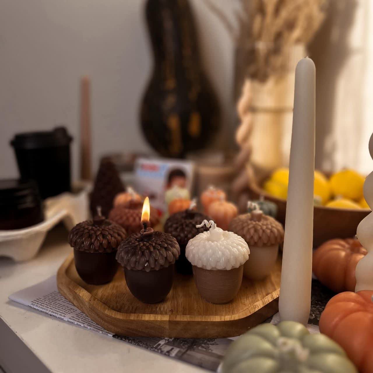 قالب سیلیکونی مدل بلوط کد 0143