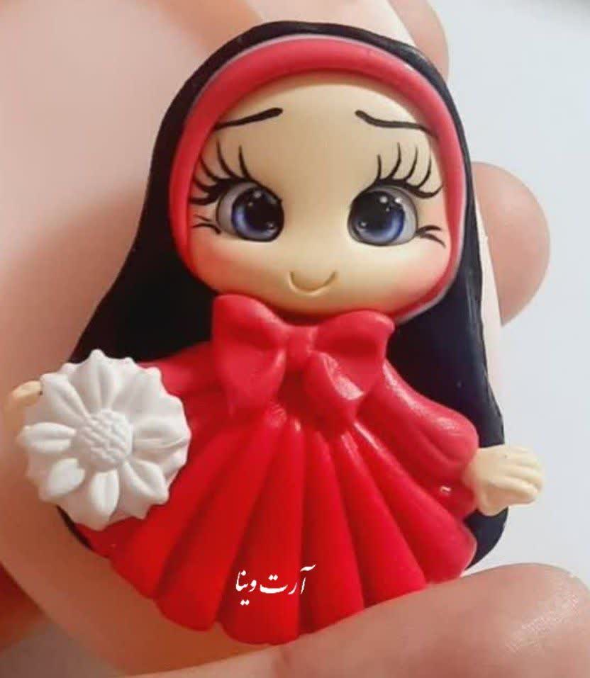 قالب سیلیکونی مدل دختر چادری کد 0103