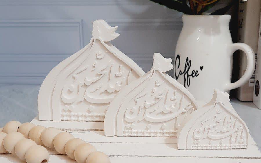 قالب سیلیکونی مدل گنبد یا اباعبدالله الحسین کد 0031