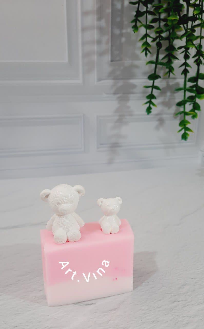 قالب سیلیکونی مدل خرس 2 عددی کد0037