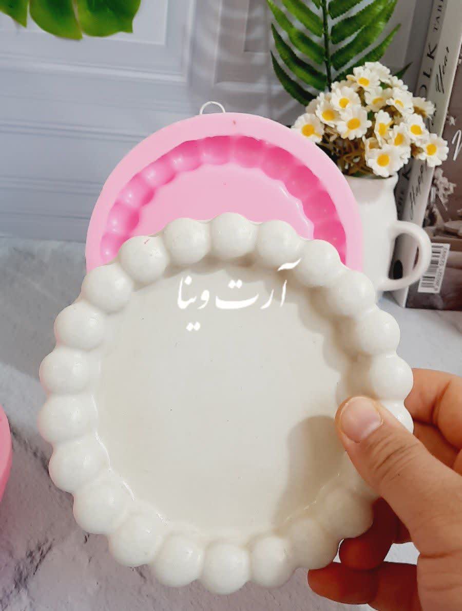 قالب سیلیکونی مدل ظرف مرواریدی کد 0027